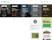 Tablet Screenshot of ecopedia.com